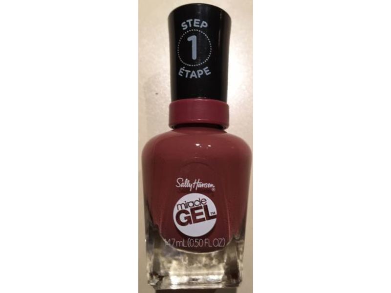 Sally Hansen Miracle Gel Nail Polish, 496 Beet Pray Love, 0.50 fl oz/147 mL