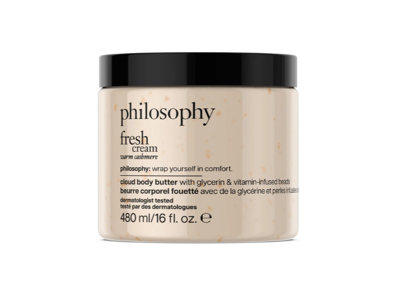 Philosophy Fresh Cream Cloud Body Butter, Warm Cashmere, 16 fl oz/480 mL