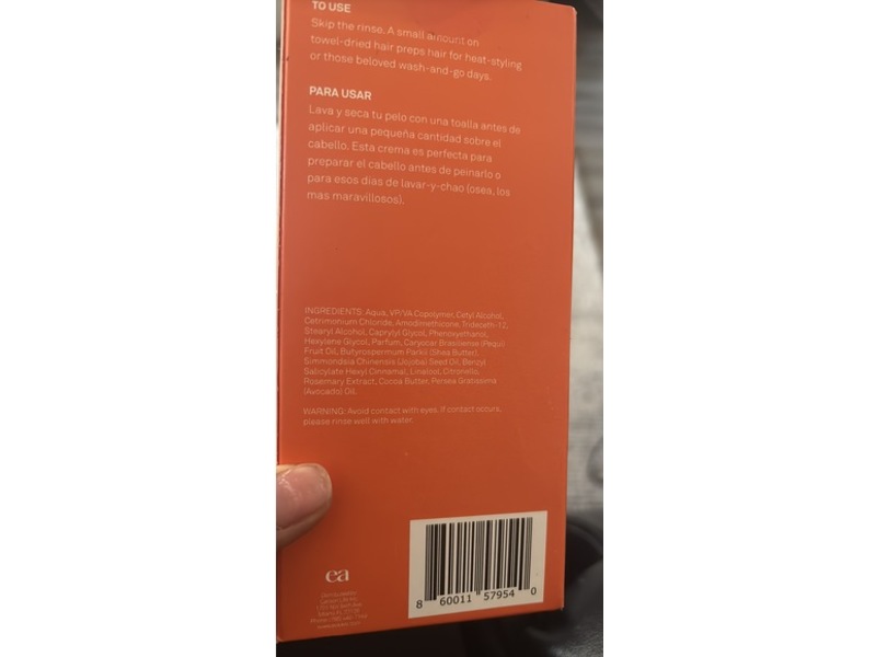 Eva + Avo Curly Leave-In Cream, 6 fl oz/177.4 mL