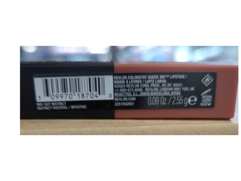 Revlon ColorStay Suede Ink Lipstick, 001 Gut Instinct, 0.09 oz/2.55 g