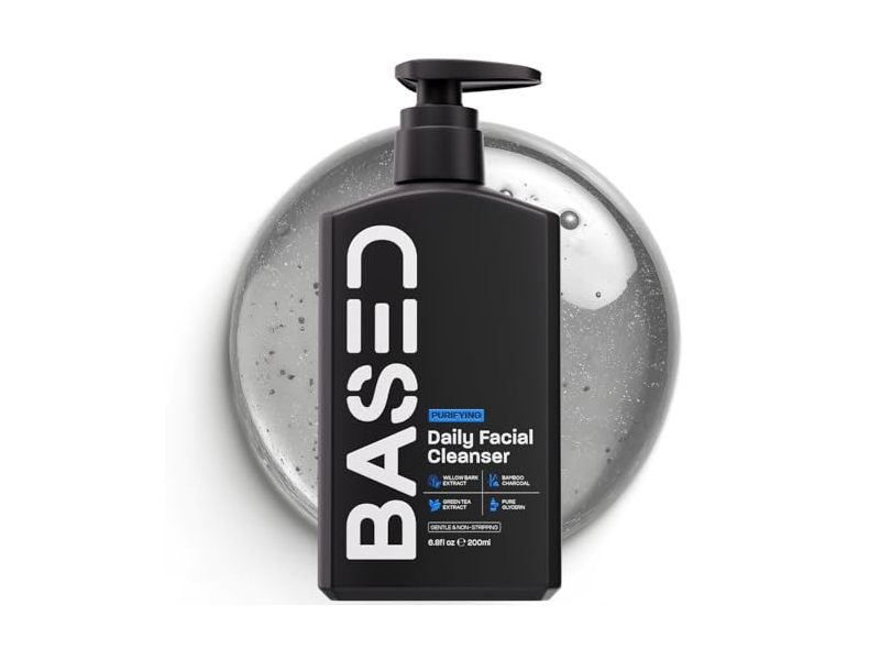 Based Daily Facial Cleanser, Purifying, 6.8 fl oz/200 mL