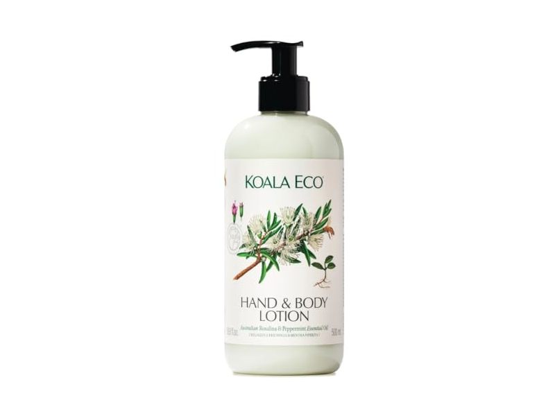 Koala Eco Hand & Body Lotion, Rosalina & Peppermint Essential Oil, 16.9 fl oz/500 mL