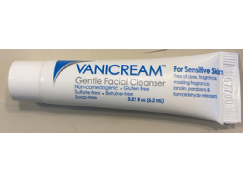 Vanicream Gentle Facial Cleanser, 0.21 fl oz/6.2 mL