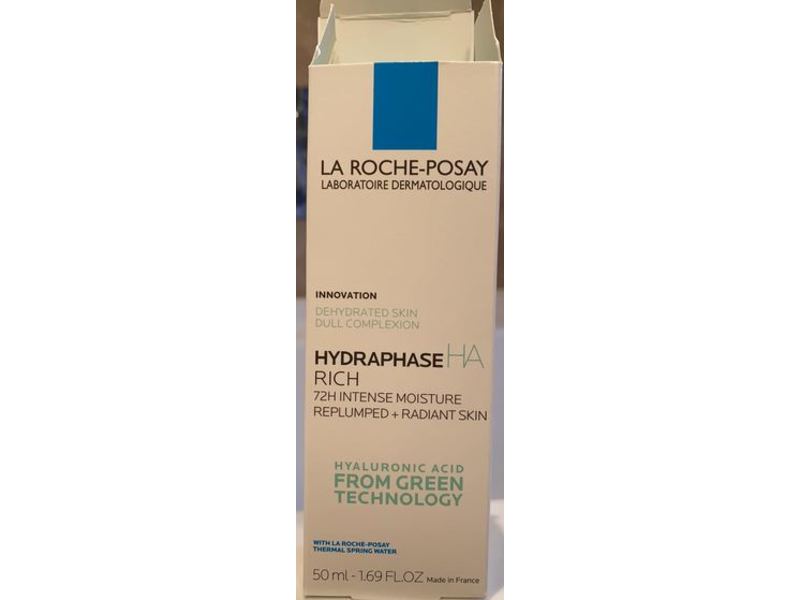 La Roche-Posay HydraphaseHA Rich, 72H Intense Moisture, 1.69 fl oz/50 mL