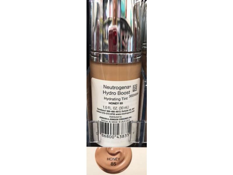 Neutrogena Hydro Boost Hydrating Tint, Honey 85, 1.0 fl oz/30 mL
