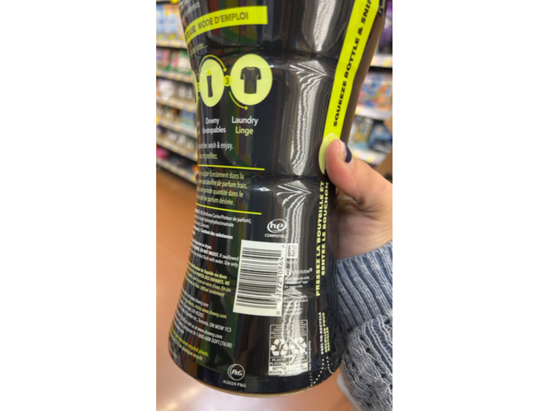 Downy Unstopables In - Wash Scent Booster, Paradise, 24.0 oz/680 g