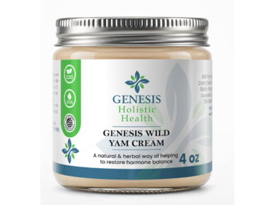 Genesis Holistic Health Wild Yam Cream, 4 oz