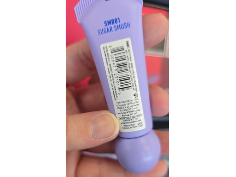 NYX Professional Makeup Smushy Matte Lip Balm, Sugar Smush, 0.27 fl oz/8 mL