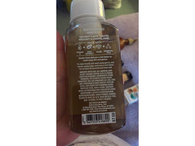 Bath and Body Works Gentle Foaming Hand Soap, White Coconut Caramel, 8.75 fl oz/259 mL