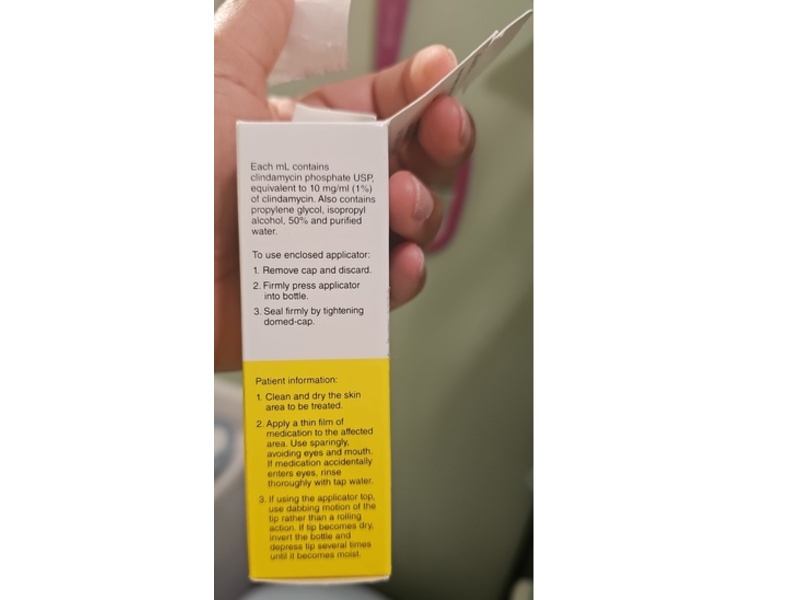 Clindamycin Phosphate Lotion 1%, 30 ml, Fougera (Rx)