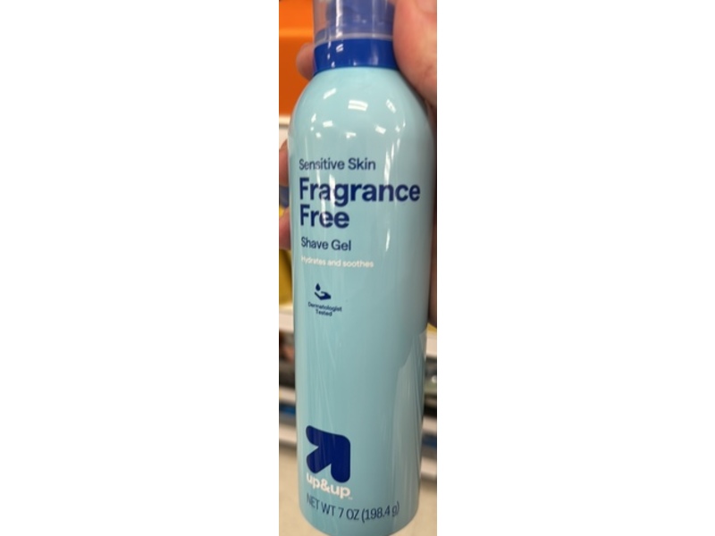 Up&up Shave Gel, Fragrance Free, 7 oz/198.4 g