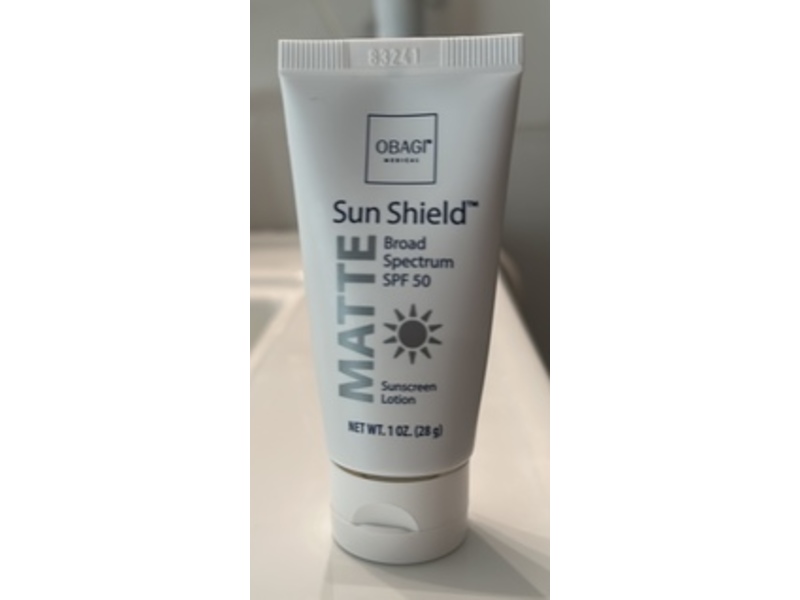 Obagi Medical Sun Shield Matte Sunscreen Lotion, SPF 50, 1 oz/28 g