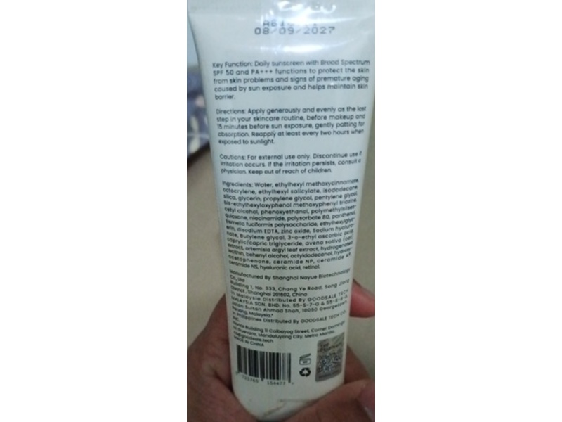 The Originote Caremella Sunscreen, SPF 50 PA+++, 1.76 oz/50 g