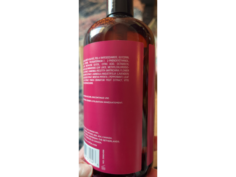 Crabtree & Evelyn Hand Wash, Pomegranate & Midnight Berry, 16.9 fl oz/500 mL