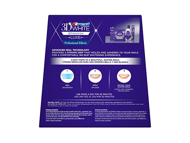 Crest Whitestrips Professional Effects, Enamel Safe - 20 Ct