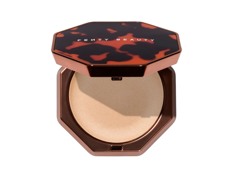 Fenty Beauty Sun Stalk'r Soufflé Pressed Mousse Blurring Cream Bronzer, Sugar Cookie, 0.52 oz/15 g
