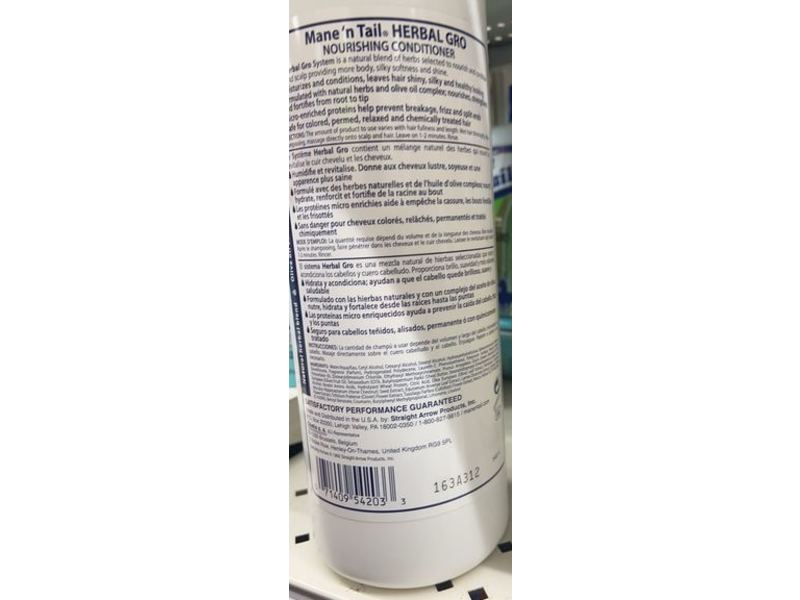 Mane 'n Tail Herbal Gro Conditioner, 27.05 fl oz/800 mL
