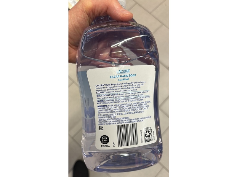 Lacura Clear Hand Soap, 56 fl oz/1.65 L