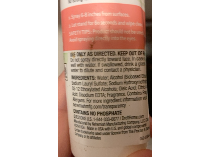 Dreft Plant Based All Purpose Cleaner, 3 fl oz/88 mL