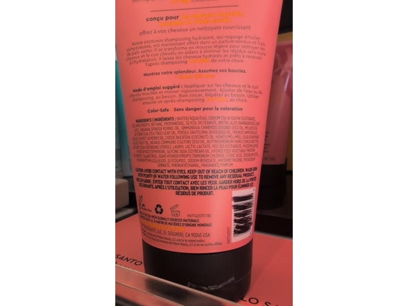 Pattern Hydrating Shampoo, Palo Santo, 6.76 fl oz/200 mL
