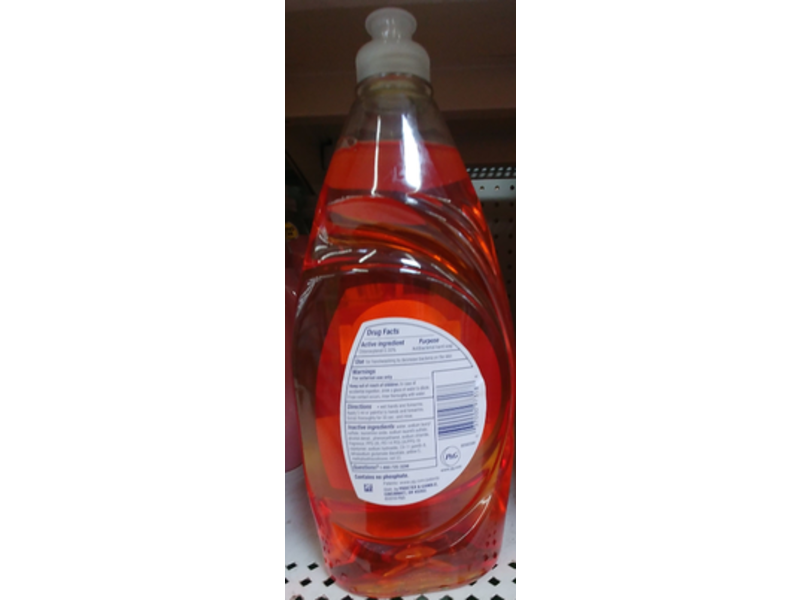 Dawn Antibacterial Hand Soap Dishwashing Liquid, Orange, 19.4 fl oz/573 mL