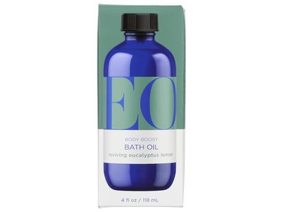 EO Products Body Boost Bath Oil, Eucalyptus Lemon, 4 fl oz/118 mL