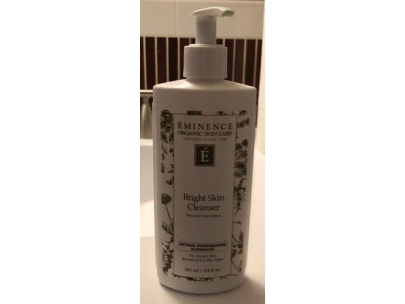Eminence Organic Skin Care Bright Skin Cleanser, 8.4 fl oz/250 mL