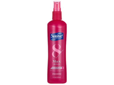 Suave Max Hold Hairspray, Unscented, 11 fl oz/325 mL, Pack Of 2