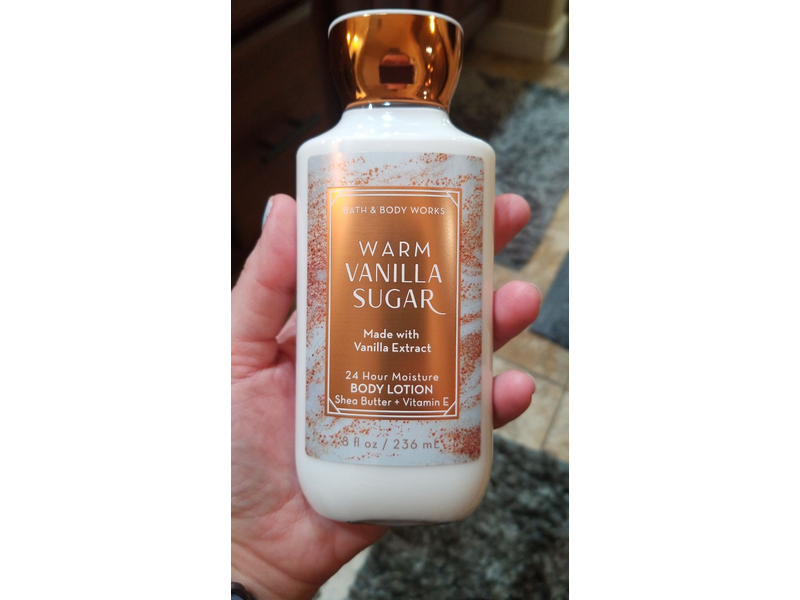 Bath & Body Works Warm Vanilla Sugar Body Lotion, 8 fl oz/236 mL
