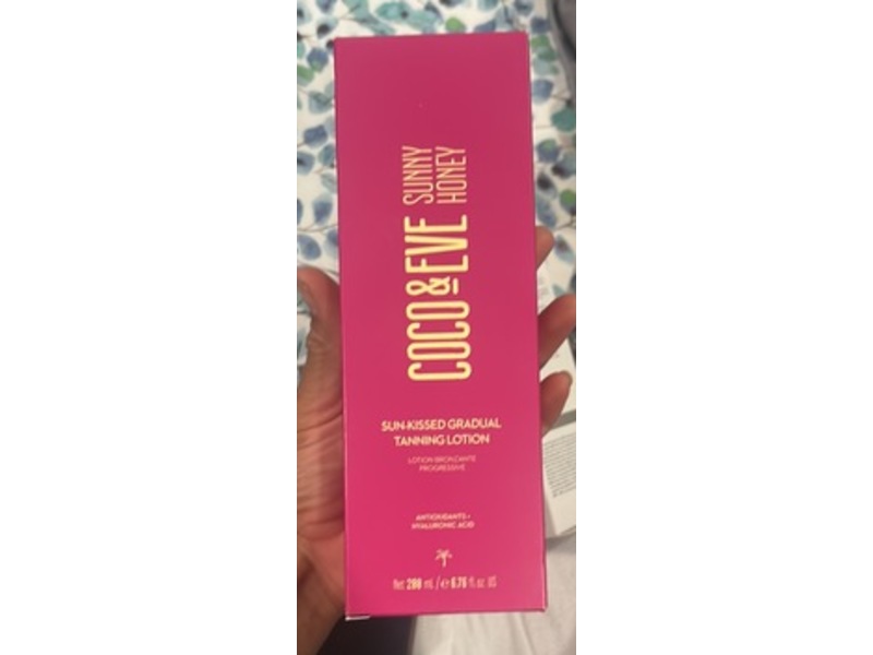 Coco & Eve Sunny Honey Sun-kissed Gradual Tanning Lotion, 6.76 fl oz/200 mL