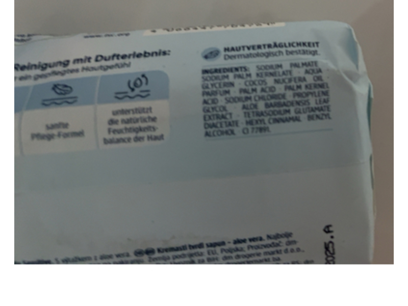 Dm Balea Sensitive Cream Soap, Aloe Vera Extract, 150 g