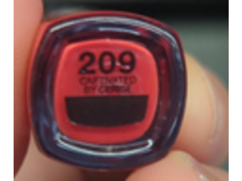 L'Oreal Paris Lipstick, Captivated By Cerise, 1 fl oz/30 mL