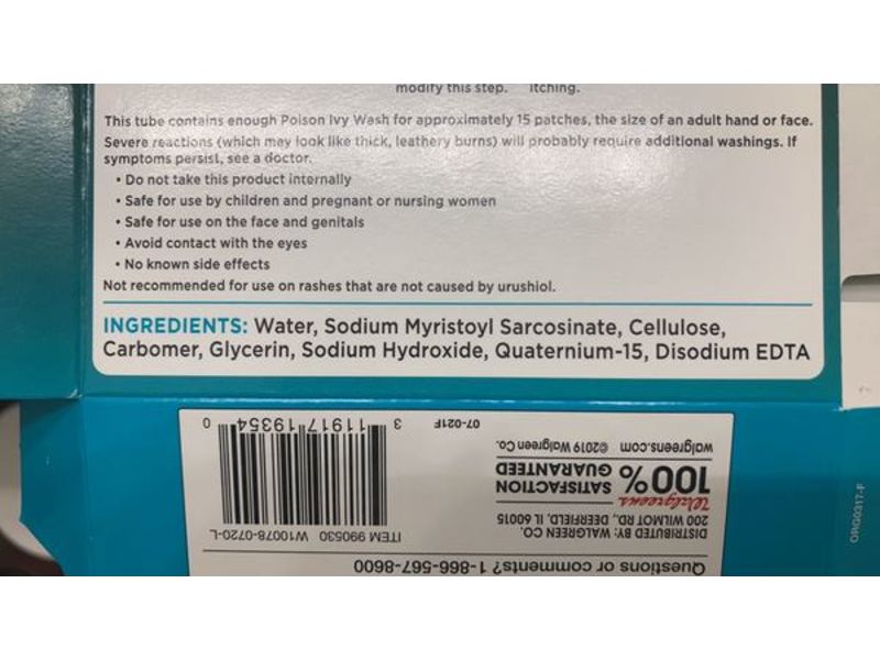 Walgreens Poison Ivy Wash, 1.0 oz/28 g
