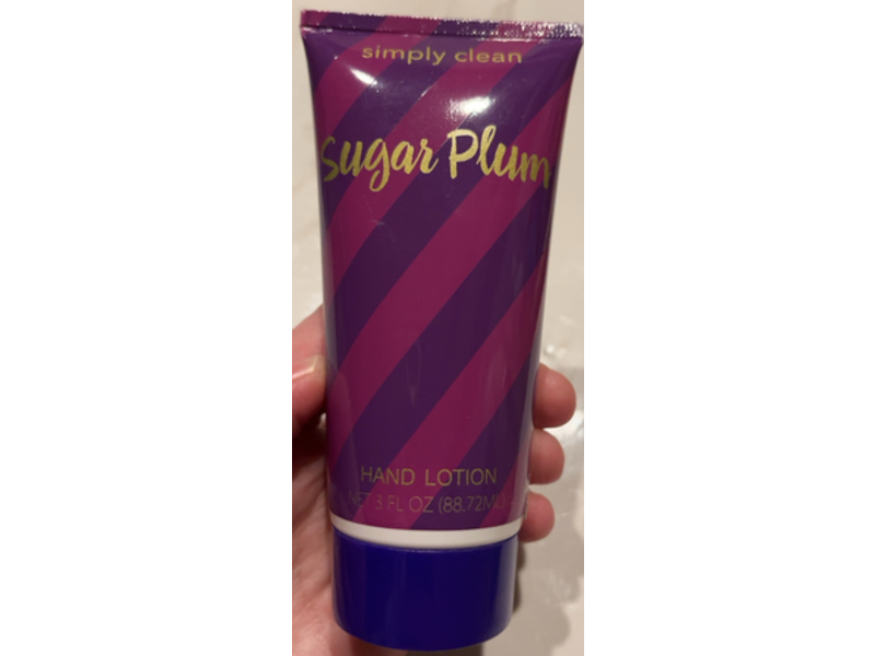 Simply Clean Hand Lotion, Sugar Plum, 3 fl oz/88.72 mL