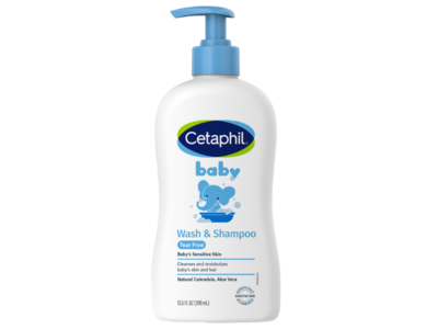 Cetaphil Baby Wash and Shampoo, 13.5 fl oz/399 mL