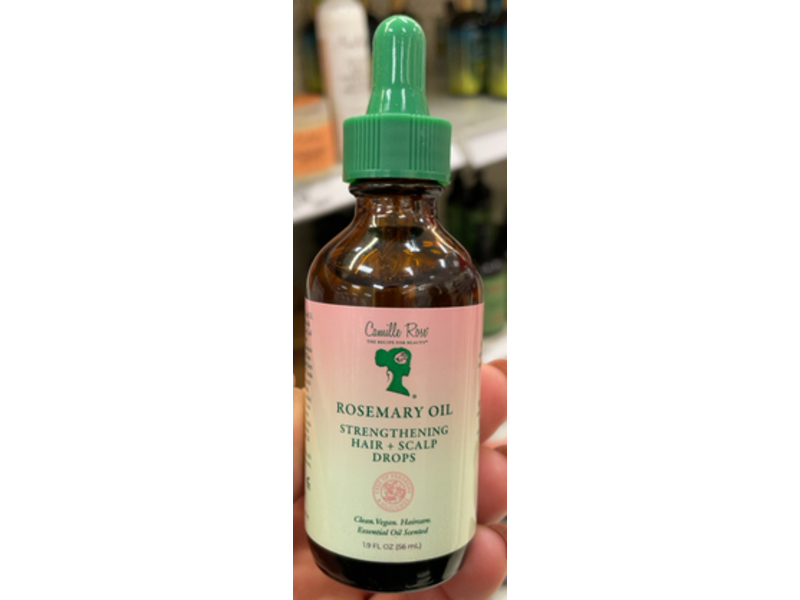 Camille Rose Hair + Scalp Drops, Rosemary Oil, 1.9 fl oz/56 mL
