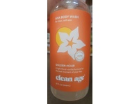 Clean Age AHA Body Wash, Golden-Hour, 32 fl oz/946 mL - thumbnail 1