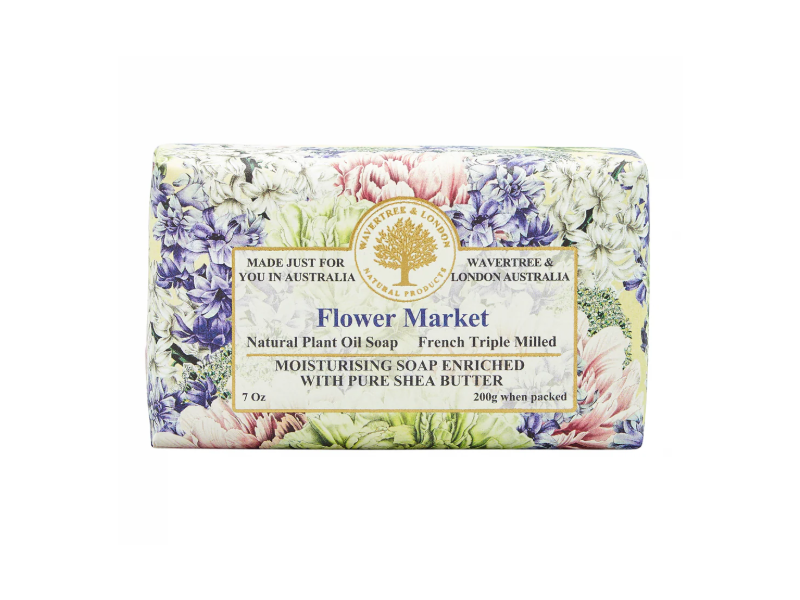 Wavertree & London Moisturizing Soap, Flower Market, 7 oz/200 g