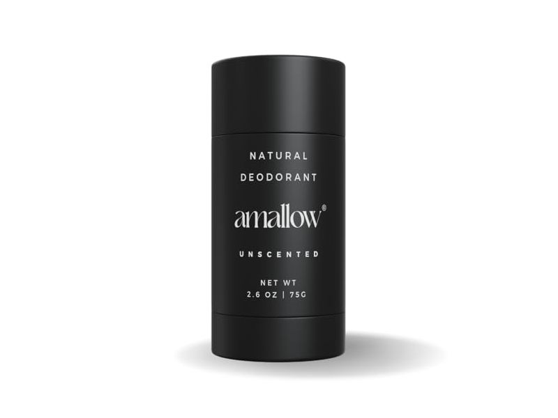 Amallow Natural Deodorant, Unscented, 2.6 oz/75 g