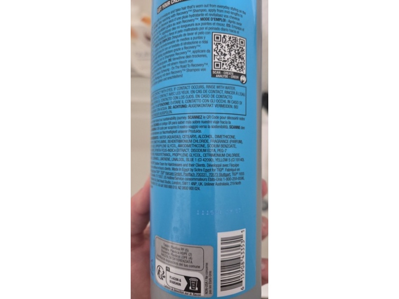 Bed Head Tigi Recovery Moisture Rush Conditioner, 25.36 fl oz/750 mL