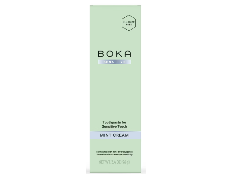 Boka Toothpaste, Mint Cream, 3.4 oz/96 g