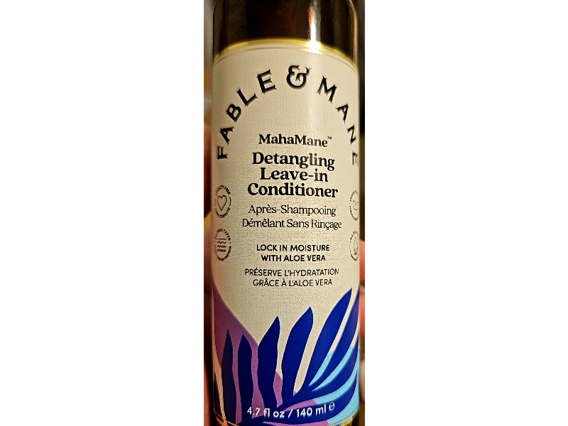 Fable & Mane Maha Mane Detangling Leave In Conditioner, 4.7 fl oz/140 mL