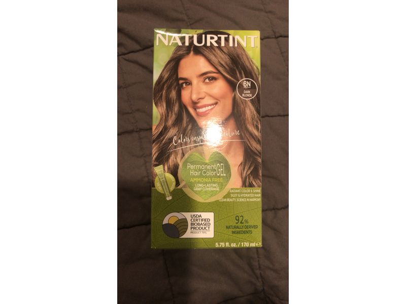 Naturtint Permanent Hair Color, 6N Dark Blonde, (Pack of 6)