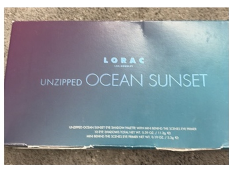 Lorac Unzipped Eye Shadow Palette + Eye Primer, Ocean Sunset Mini Behind The Scenes