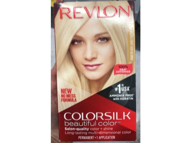 Revlon Colorsilk Beautiful Color Permanent Hair Color, 005 Ultra Light Ash Blonde, 1 Count