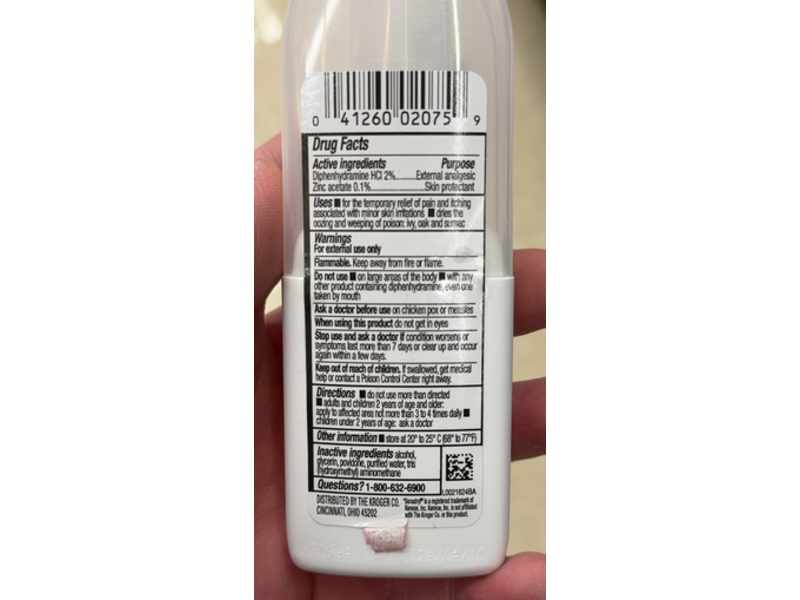 Kroger Itch Relief Spray, Extra Strength, 2 fl oz/59 mL