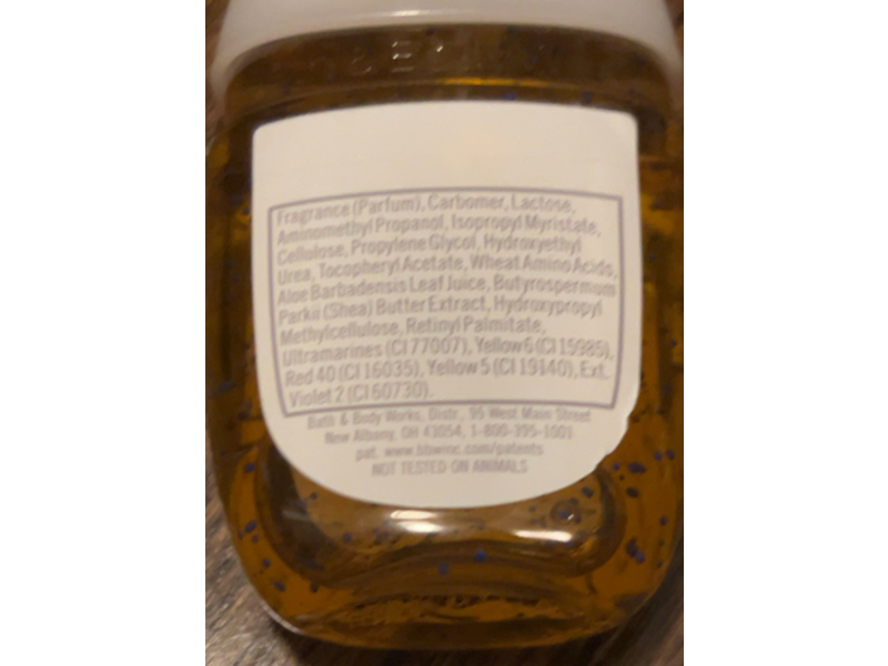 Bath & Body Works Antibacterial Hand gel, Market Peach, 1 fl oz/30 mL