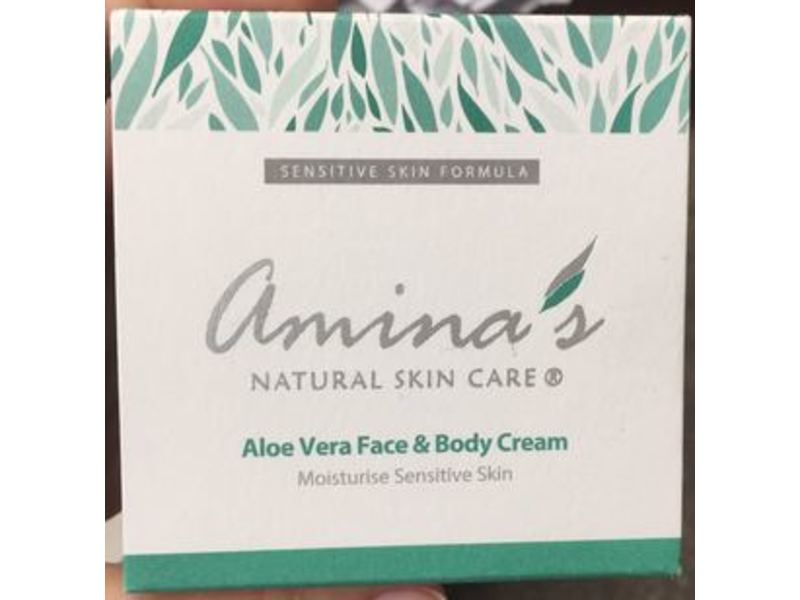 Amina's Aloe Vera Face And Body Cream, 50 mL