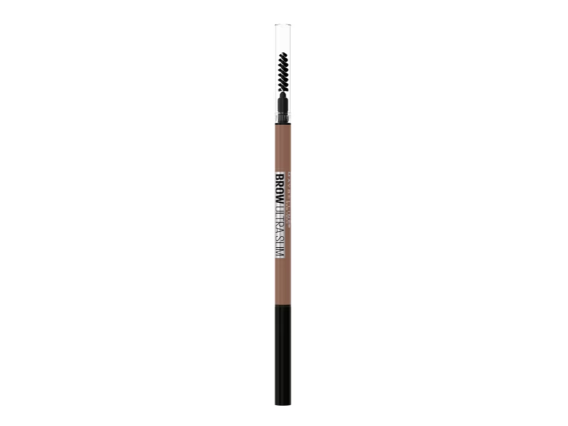 Maybelline Brow Ultra Slim Eyebrow Pencil, Warm Brown, 0.003 oz/0.9 g