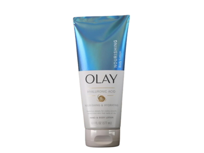Olay Nourishing & Hydrating Hand & Body Lotion, Hyaluronic Acid, 1.7 fl oz/50 mL